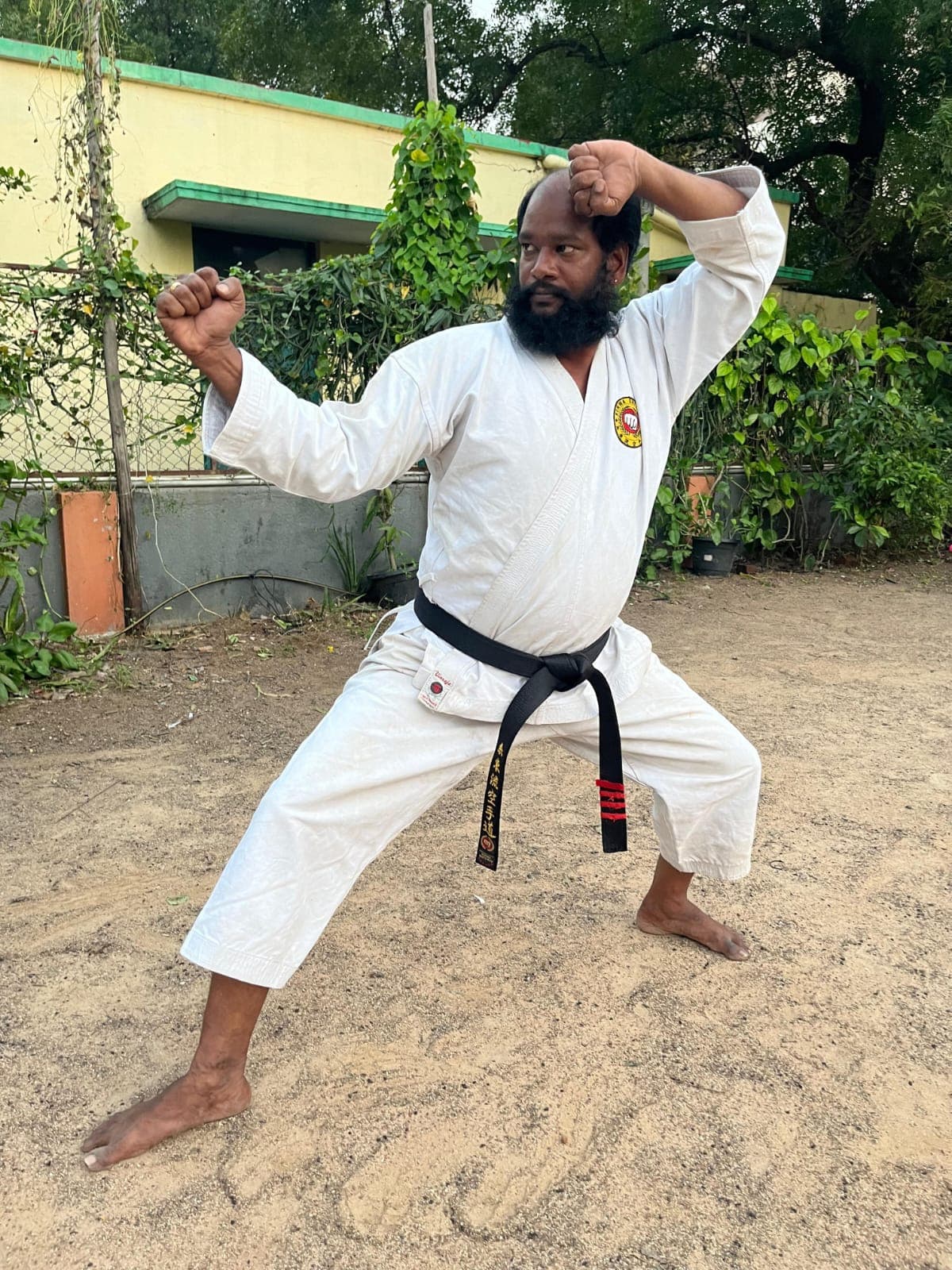 Karate — கராத்தே training at Tamil Traditional Martial Arts Centre