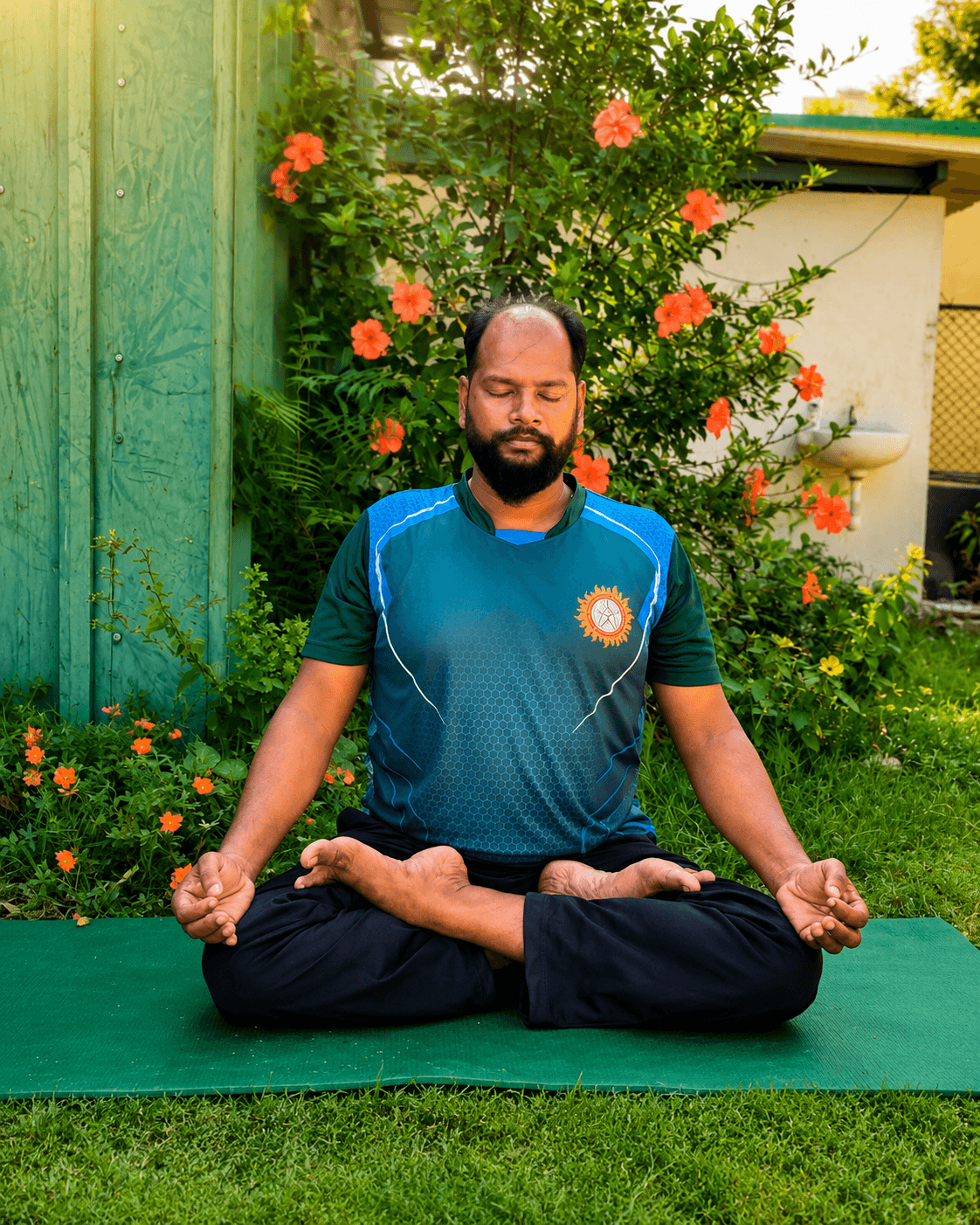 Yoga — யோகா training at Tamil Traditional Martial Arts Centre