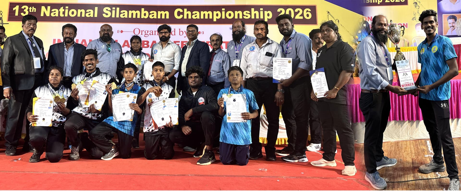 Martial arts tournament award ceremony with students displaying certificates and achievements