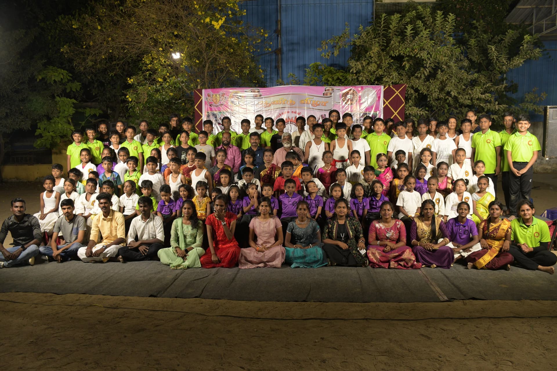 Tamil Traditional Martial Arts Centre annual day celebration with students and instructors